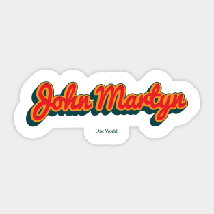 John Martyn Sticker